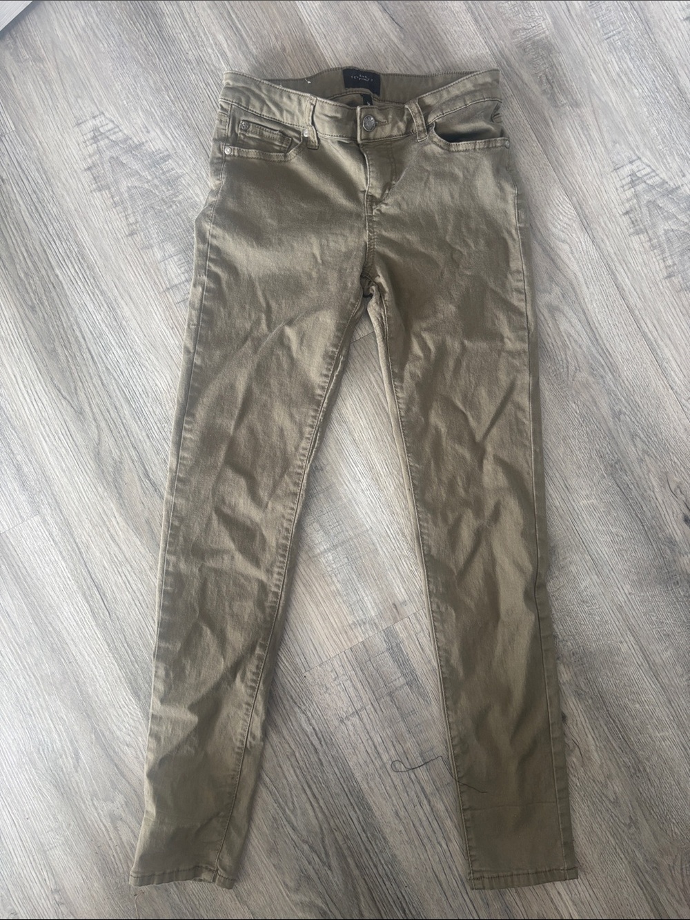 Celebrity Pink Olive Skinny Jeans